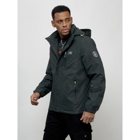 Sports male jacket, size 56, dark gray color-1