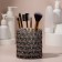 Storage for storage of cosmetic supplies "Vivien", 10 × 9.5 cm, black color