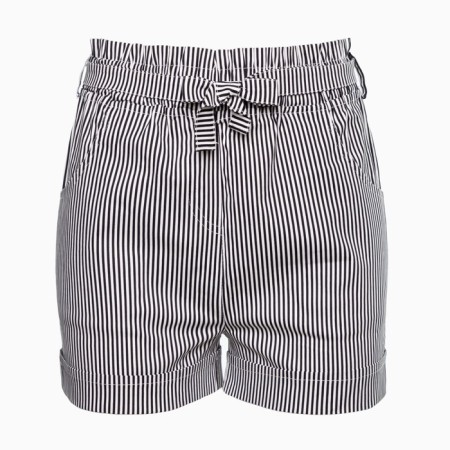 Women's casual shorts, black and white color, size 48-5