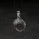 Amulet "Lunnitsa", metal pudter, art casting, 2.5x2.3 cm