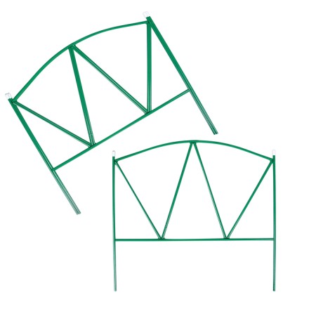 Fence 60 x 325 cm, 5 sections, metal, "Arena"-7