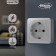 Single Luazon Lighting "SPb", 16 A, with salary, white