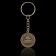 A keychain for keys, metal, amulet "Wealth" Diam. 2.5 cm