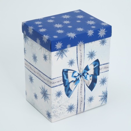 Folding box with 3D effect "Snow Waltz", 18 x 14 x 23 cm, New Year-5