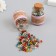 Round beads 6/0 in the bottle "Multi-colored" transparent-color 2x20 g set 2 pcs
