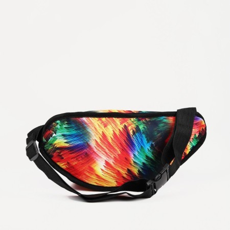 Zipper waist bag, outer pocket, colorful color-2