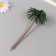 Decor for creating miniatures (trees) "Hawaiian palm" 17 cm