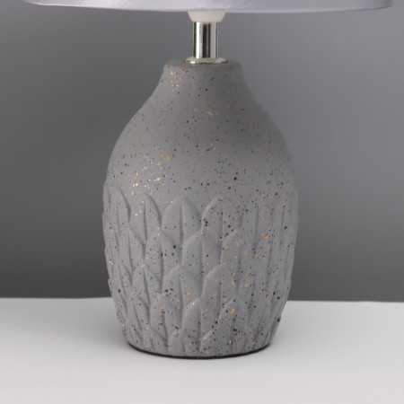 Table lamp "Cocoa" 1x40W E14 gray 20x20x34cm-3