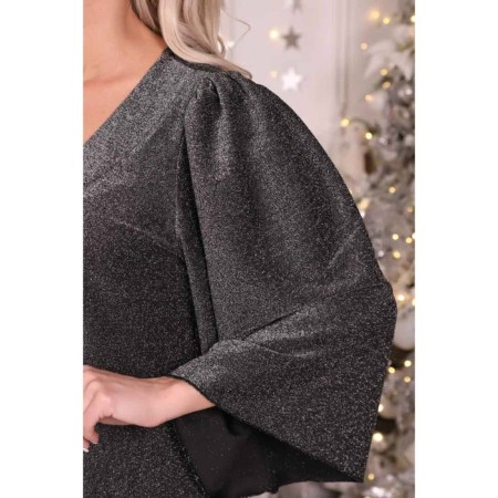Women's dress, size 46, gray color-2