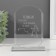 Souvenir Glass Stela "Result" 16x11x4.5 cm