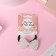 Hair elastic band "Pearl paradise" large bow