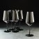 A set of glasses for the wine Bohemia Crystal "Sandra", 450 ml, 6 pcs, black color
