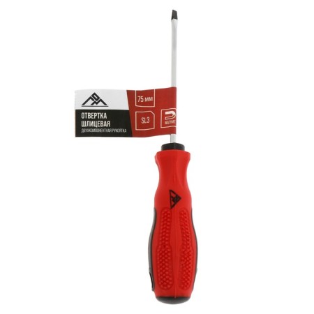 Scrap screwdriver, magnet, two -component handle, SL3 x 75 mm-3
