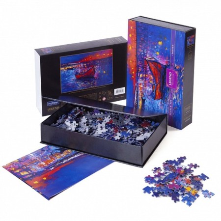 Puzzle "Evening Harbor", 500 elements-4