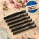 A set of lower thresholds for the Music Life guitar, 6 pieces, 7x0.9x0.3cm, black