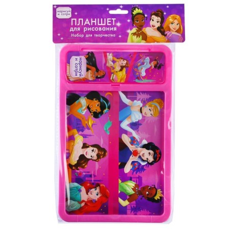 Board for drawing with a marker-stitch, princesses pink-5