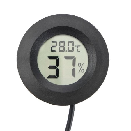 Thermometer, digital hygrometer, LCD screen, wire 1.5 m-1