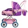 Puppet stroller No. 14, lilac color, light/dark