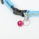 Collar "starfall", 30 x 1 cm, kapron, blue