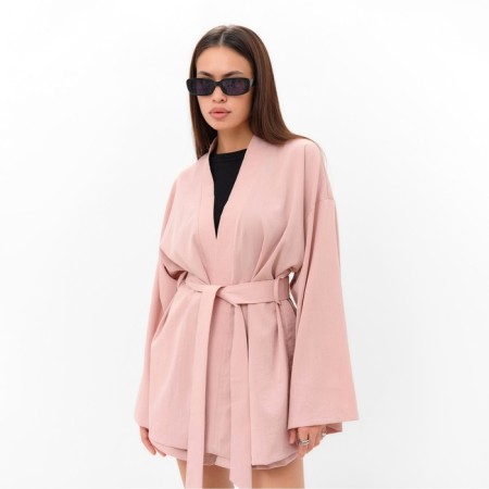 Women's costume (kimono and shorts) Mist Summer Time, powder, r.48-1