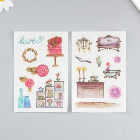 Stick Paper "Summer Day" set of 6 sheets 18.6x10 cm-3