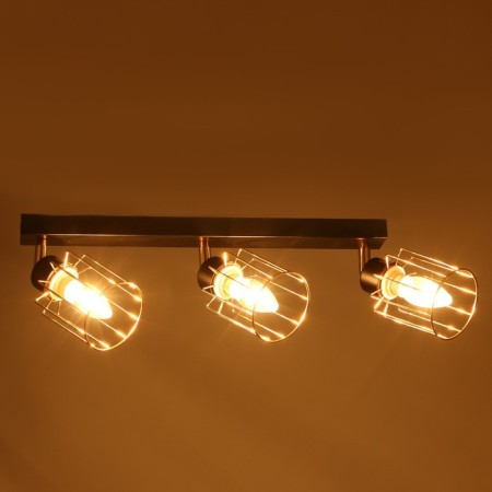 Lighting light Alex 3x60W E14 Black/gold 46x9x20cm-2