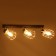 Lighting light Alex 3x60W E14 Black/gold 46x9x20cm