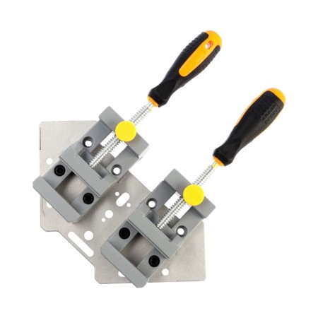 Corner striped reinforced tundra, metallic, two clamps 90 and 180 °, 2k handle, 70 mm 107021-3