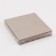 Box for cookies with PVC lid, craft, 18 x 18 x 3 cm