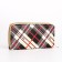 Women's wallet with lightning, beige color