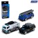 Set of metal machines "Police", 3 pieces