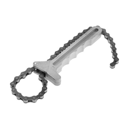 Lom oil filter pulp, type "chain", aluminum handle, circuit 450 mm, up to 130 mm