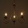 Chandelier 2431/3 E14 40W bronze 41x41x54-82 cm Bayerlux