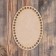 Harvesting for knitting oval plywood 20x14.5 cm, d 8 mm