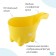 Plastic bucket for bathing Dino SCOOP, 800 ml., Lemon color