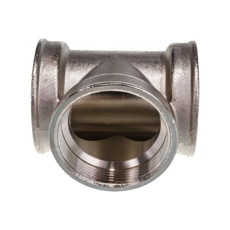 Aqualink tee, 2 ", internal/internal/internal thread, nickel -plated brass-5