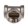 Aqualink tee, 2 ", internal/internal/internal thread, nickel -plated brass