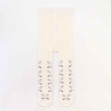 Pantyhose crumb I am “bunnies”, milk color, height 86-92 cm-1
