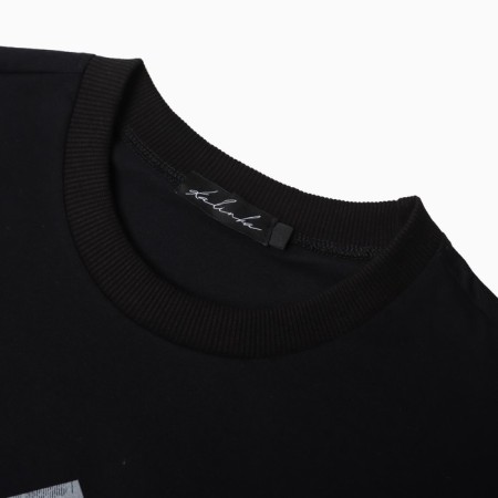 T -shirt male, black color, size 48-5