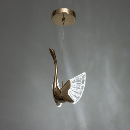 Bayerlux lamp "Swan" LED 12W gold 24x15.5x22-110 cm-3