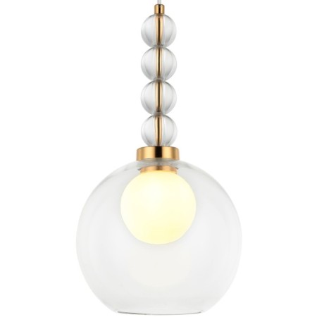 Suspended Designo 1xg9 LED 22X22X46-150 cm, bronze color-1