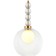 Suspended Designo 1xg9 LED 22X22X46-150 cm, bronze color