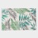 Palm branch rug for the house, 40 × 65 cm, green color