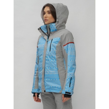 Ski suit female, size 42, blue color-30