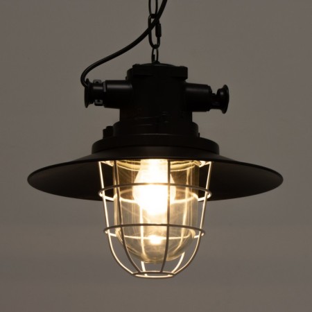 Suspension Bayerlux "House" E27 Black 35x35x35-85cm-3