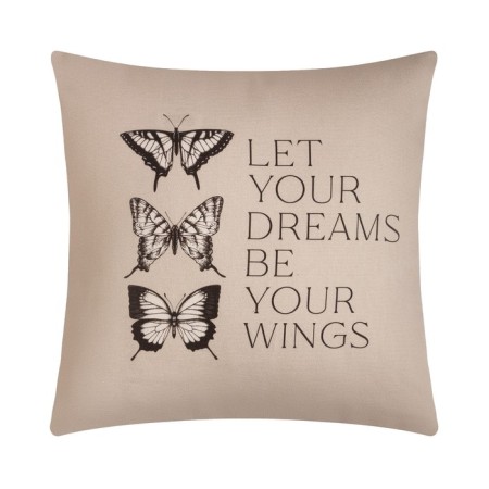 Pillowcase decorative Ethel Butterfly Dance (type 1), 40 x 40 cm, 100% cotton