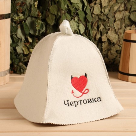 Bath cap "Damn" Wool 100%
