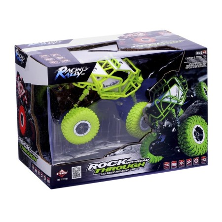 Radio-controlled jeep-trial machine, 4WD, operates on the battery-6