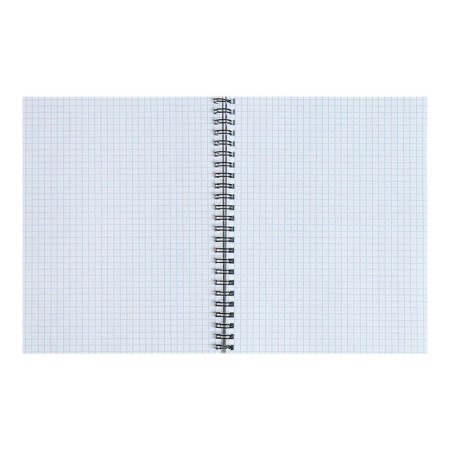 A notebook of 80 sheets in a cage for a crest "Graphic posters", covered cartoon, matte lamination, selective varnish, mix-1