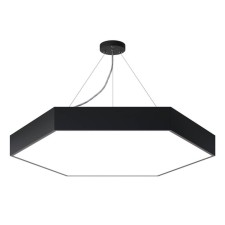 Светильник светодиодный Geometria Hexagon 66Вт 4000К 48х8х8x8 чёрный